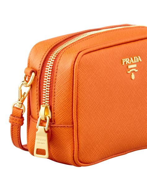 orange small handbag